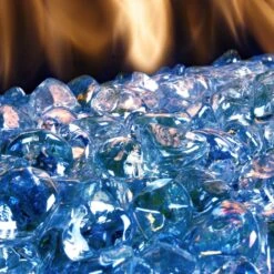 Real Fyre GLD-10-SB Steel Blue Diamond Nuggets, 10 Pounds 6 Real Fyre GLD-10-SB Steel Blue Diamond Nuggets, 10 Pounds -Natural Gas Fire Place Store nuggets steel blue ls 10 19