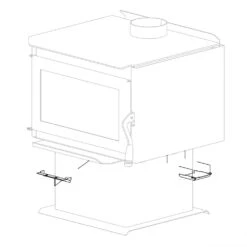 Superior Outside Air Panel And Channel Kit For WXS2016 & WXS2021 Wood Burning Stoves (OAPCK)