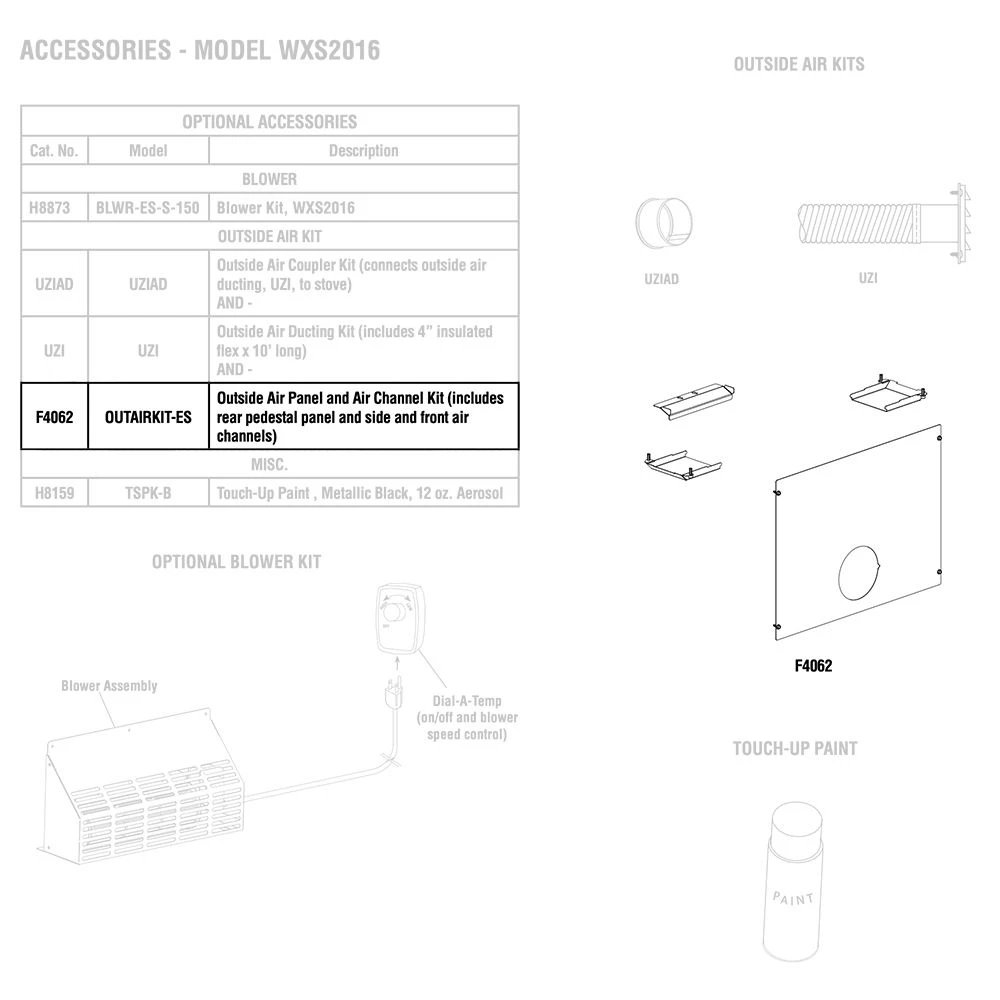 Superior Outside Air Panel And Channel Kit For WXS2016 & WXS2021 Wood Burning Stoves (OAPCK) 3 Superior Outside Air Panel And Channel Kit For WXS2016 & WXS2021 Wood Burning Stoves (OAPCK) - Image 3