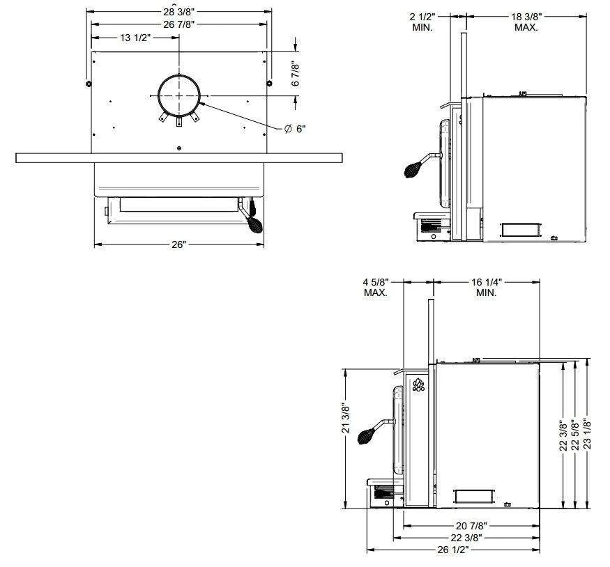 Osburn 2000 Wood Insert 3 Osburn 2000 Wood Insert - Image 3