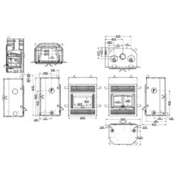 Osburn Everest II Wood Fireplace -Natural Gas Fire Place Store obo4016 specs a 10 20