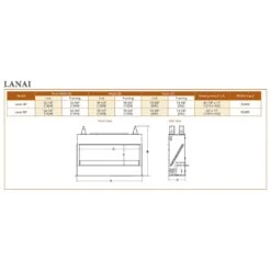 Outdoor Lifestyles Lanai 60-Inch Linear Outdoor Gas Fireplace With IntelliFire Ignition -Natural Gas Fire Place Store odlanaig 60 config f 04 23 1