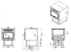 Osburn 2500 Pellet Stove 5 Osburn 2500 Pellet Stove -Natural Gas Fire Place Store op00025 specs