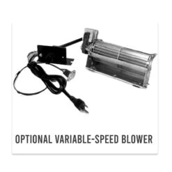 Empire White Mountain Hearth DVLL60 Boulevard Direct Vent Linear Fireplace, 60-Inches -Natural Gas Fire Place Store optional blower blvd 1