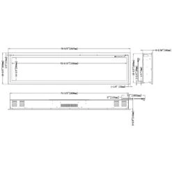 Modern Flames OR76-SLIM Orion Slim 76-Inch Linear Built-In Electric Fireplace -Natural Gas Fire Place Store or76 slim spec a 04 22