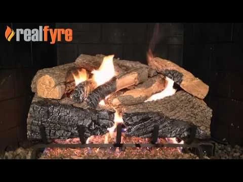 Real Fyre CHMJ Charred Majestic Oak Vented Gas Log Set 5 Real Fyre CHMJ Charred Majestic Oak Vented Gas Log Set - Image 5