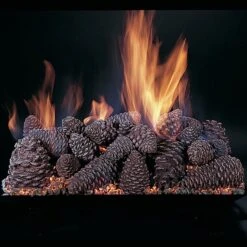 Rasmussen SS-PC-Kit Pine Cones Series Stainless Steel Fireplace Set