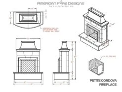 American Fyre Designs Petite Cordova Outdoor Gas Fireplace 17 American Fyre Designs Petite Cordova Outdoor Gas Fireplace -Natural Gas Fire Place Store petite cordova specs