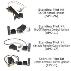 Real Fyre CHB-2 Charred Royal English Oak Vented Gas Log Set, Double Sided -Natural Gas Fire Place Store pilot options no manual 16