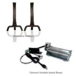 Empire White Mountain Hearth DVCT40-CF Rushmore Clean-Face Direct Vent Luxury Fireplace, 40-Inches -Natural Gas Fire Place Store portrai optional