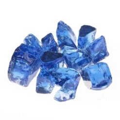 Grand Canyon RFG-10-PB 1/2-Inch Poseidon Reflective Fire Glass, 10-Pounds