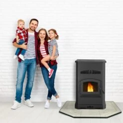 PelPro EPA Certified Pellet Stove With 150 Lb. Hopper (PP150) -Natural Gas Fire Place Store pp150 c 11 22