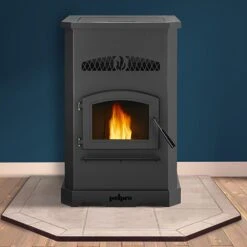 PelPro EPA Certified Pellet Stove With 150 Lb. Hopper (PP150) -Natural Gas Fire Place Store pp150 e 11 22