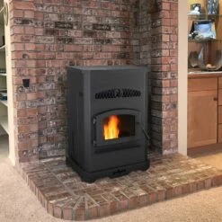 PelPro EPA Certified Pellet Stove With 150 Lb. Hopper (PP150) -Natural Gas Fire Place Store pp150 f 11 22