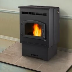 PelPro EPA Certified Pellet Stove With 60 Lb. Hopper (PP60-B) -Natural Gas Fire Place Store pp60 b c 11 22