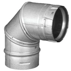 DuraVent PVP-E90B PelletVent Pro Black Steel 90-Degree Elbow