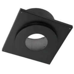 DuraVent PVP-FS PelletVent Pro Black Steel Ceiling Support Firestop Spacer