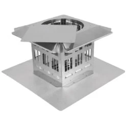 DuraVent PVP-VCT PelletVent Pro Galvalume Steel Prairie Termination Cap