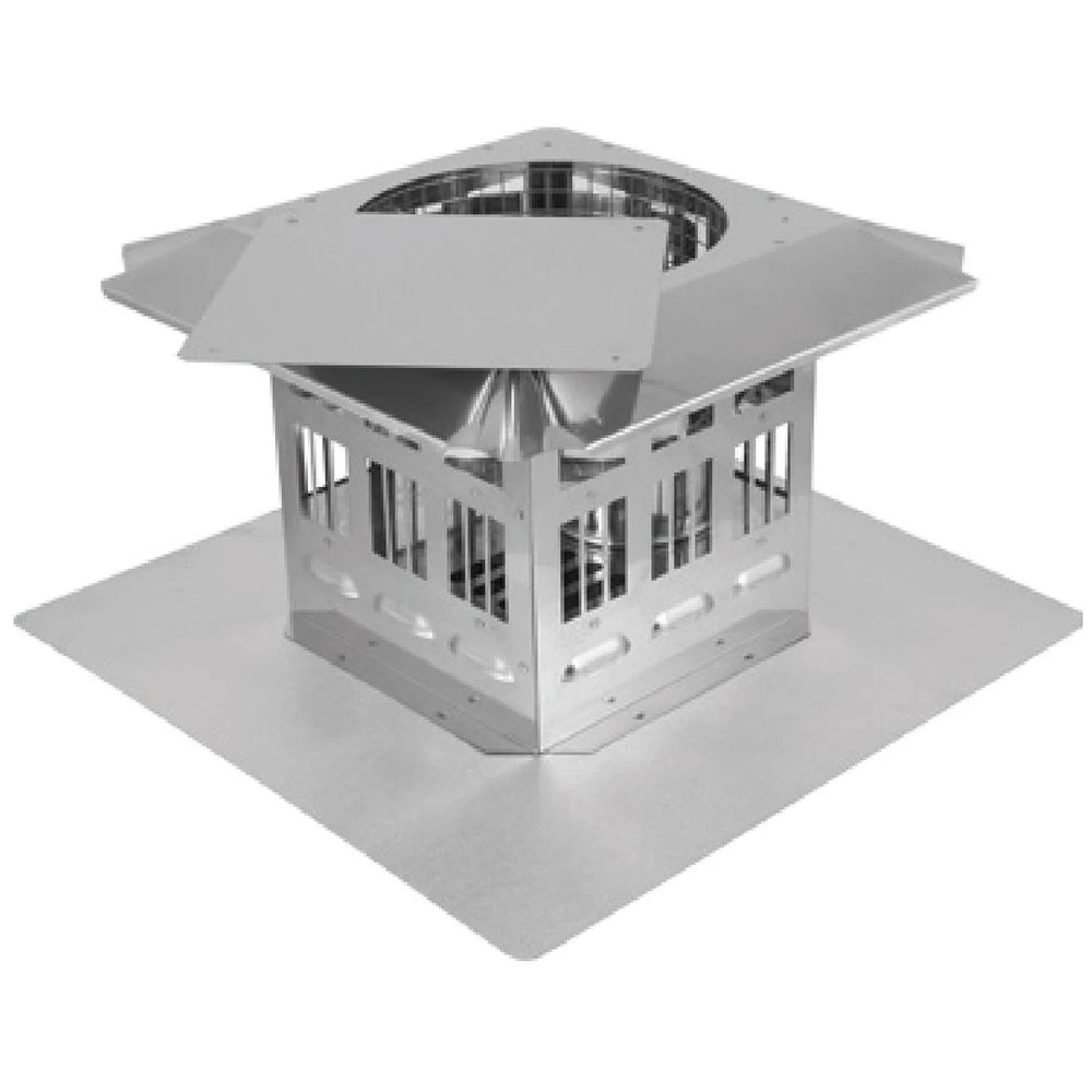 DuraVent PVP-VCT PelletVent Pro Galvalume Steel Prairie Termination Cap 1 DuraVent PVP-VCT PelletVent Pro Galvalume Steel Prairie Termination Cap