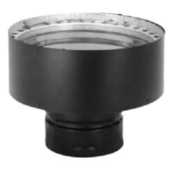 DuraVent PVP-X PelletVent Pro Black Steel Chimney Adapter