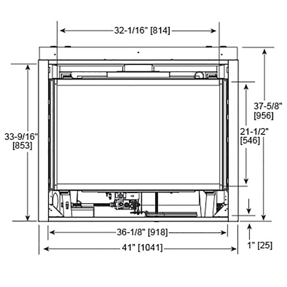 Majestic QUARTZ36IFT Quartz 36-Inch Direct Vent Gas Fireplace 5 Majestic QUARTZ36IFT Quartz 36-Inch Direct Vent Gas Fireplace - Image 5