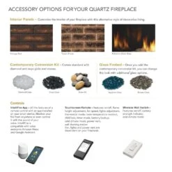 Majestic QUARTZ42IFT Quartz 42-Inch Direct Vent Gas Fireplace -Natural Gas Fire Place Store quartz42ift additional access a 01 21