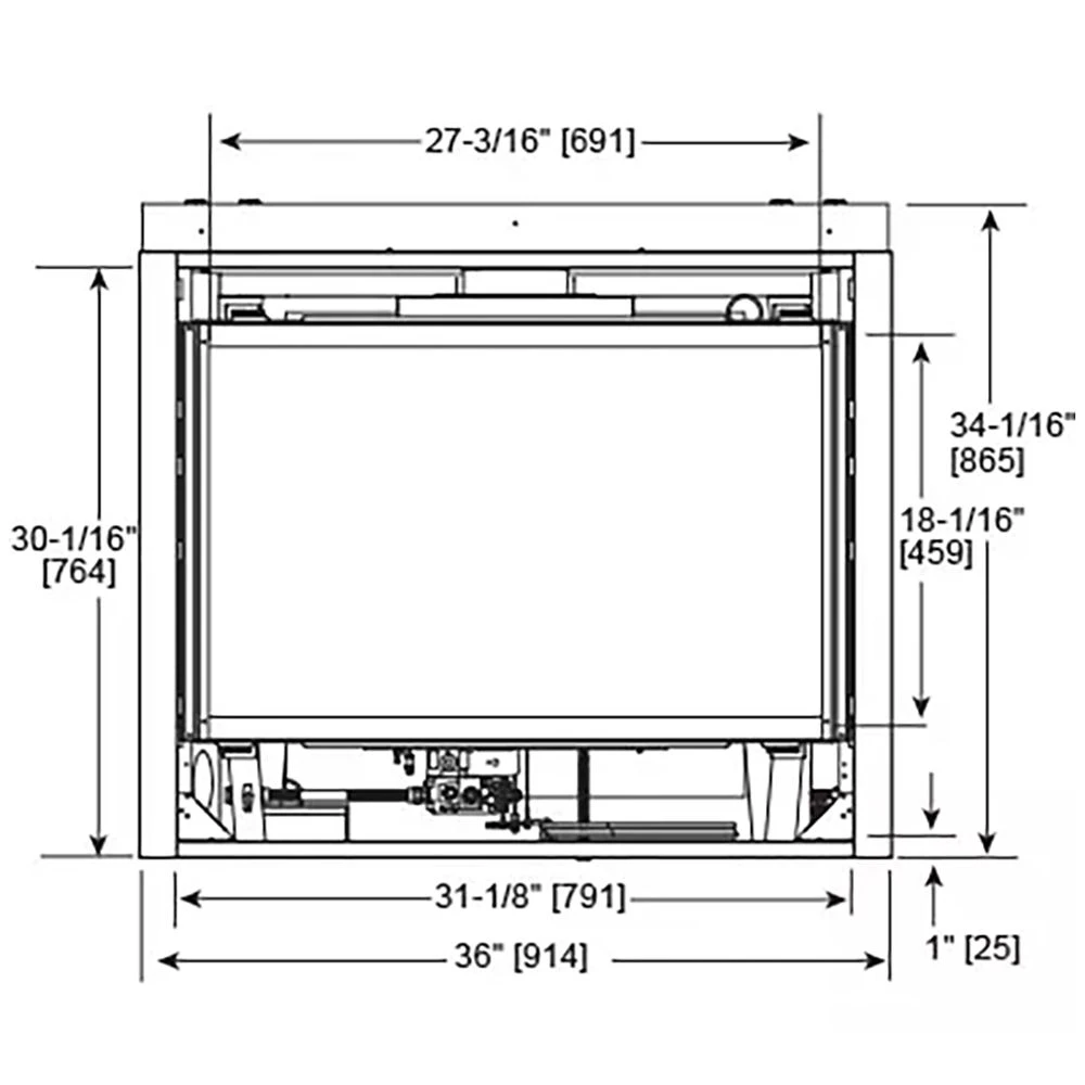 Majestic QUARTZPLA36 Quartz Platinum 36-Inch Direct Vent Gas Fireplace 5 Majestic QUARTZPLA36 Quartz Platinum 36-Inch Direct Vent Gas Fireplace - Image 5