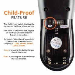 Acumen RCK-KS Timer/Thermostat Fireplace Remote Control Without Heat Shield -Natural Gas Fire Place Store rck remote child proof 1