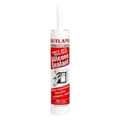 Rutland RD-76C 500 Degree F RTV High Heat Silicone, 10.3 Oz Cartridge, Clear