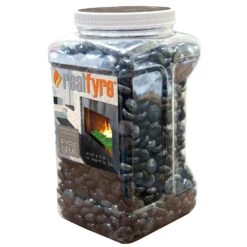 Real Fyre GLG-10-C Glacier Fyre Gems, 10 Pounds -Natural Gas Fire Place Store real fyre gem jar 10 19 2.jpg 2