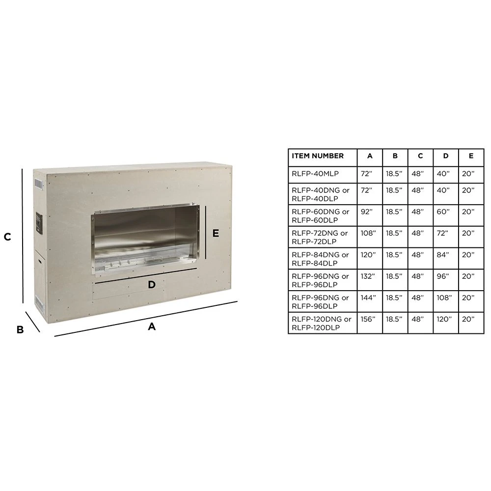 The Outdoor GreatRoom Company RLFP-LIN Linear Ready To Finish Single Sided Fireplace 6 The Outdoor GreatRoom Company RLFP-LIN Linear Ready To Finish Single Sided Fireplace - Image 6