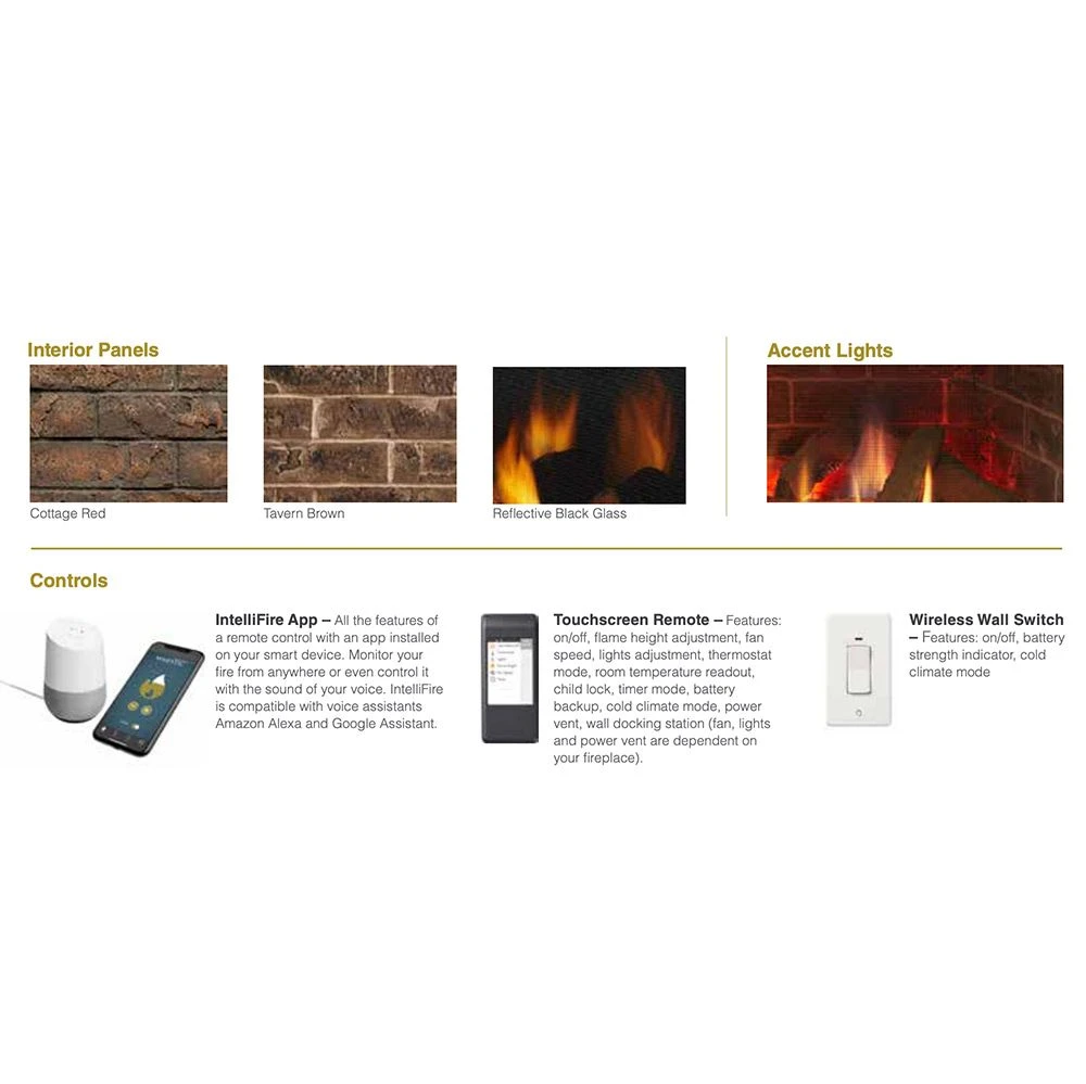 Majestic RUBY30I-FS Ruby Freestanding 30-Inch Direct Vent Gas Fireplace 4 Majestic RUBY30I-FS Ruby Freestanding 30-Inch Direct Vent Gas Fireplace - Image 4