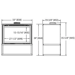 Majestic RUBY30I-FS Ruby Freestanding 30-Inch Direct Vent Gas Fireplace 9 Majestic RUBY30I-FS Ruby Freestanding 30-Inch Direct Vent Gas Fireplace -Natural Gas Fire Place Store ruby30i fs config e 02 23