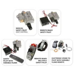 Rasmussen AFM20-B Alterna Ventless FireGlitter 20-Inch Burner Kit -Natural Gas Fire Place Store rv vc 3 18