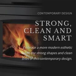 Napoleon S25i S Series Wood Fireplace Insert With Blower -Natural Gas Fire Place Store s25i config feat c 01 22