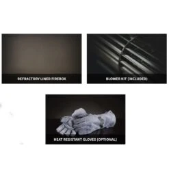 Napoleon S25i S Series Wood Fireplace Insert With Blower -Natural Gas Fire Place Store s25i config feat d 01 22