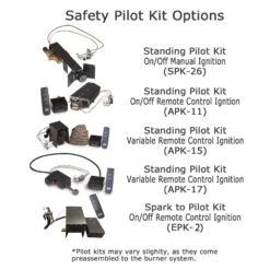 Real Fyre S Split Oak Vented Gas Log Set, ANSI Certified 6 Real Fyre S Split Oak Vented Gas Log Set, ANSI Certified -Natural Gas Fire Place Store safety pilot kit ansi options epk2 8