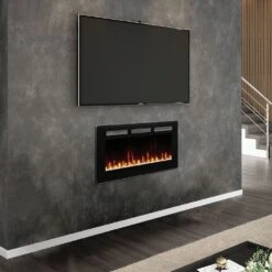 Dimplex SIL48 Sierra Series Wall Mount/Built-In Linear Electric Fireplace, 48-Inch 8 Dimplex SIL48 Sierra Series Wall Mount/Built-In Linear Electric Fireplace, 48-Inch -Natural Gas Fire Place Store sil48 c 11 21 1