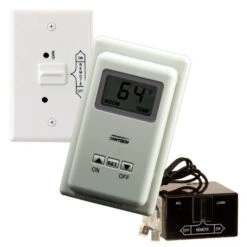 Skytech TS/R-2 Wireless Wall Mounted Thermostat Fireplace Remote Control
