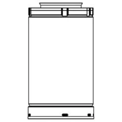 Majestic SLP-BK Black Stove Pipe