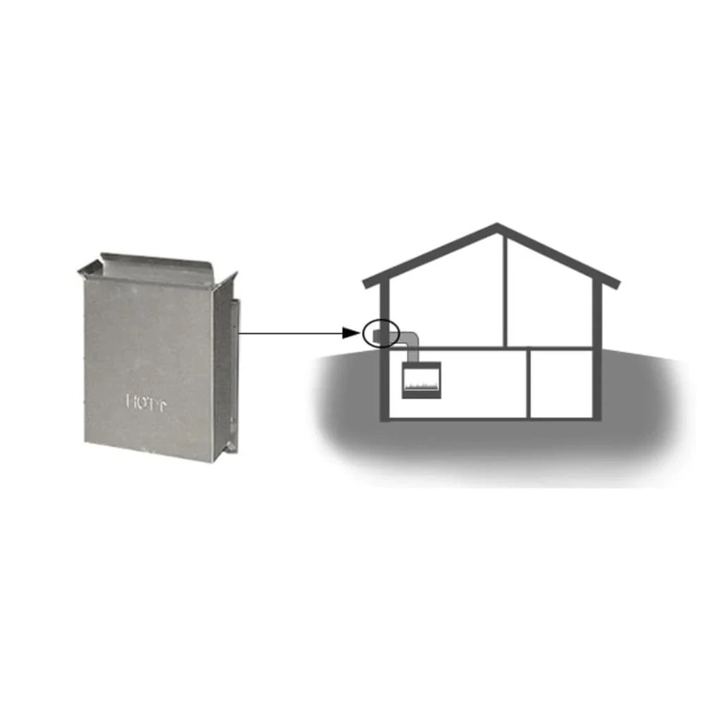 Majestic SLP-TB1 Horizontal Snorkel Cap For Basement Applications 2 Majestic SLP-TB1 Horizontal Snorkel Cap For Basement Applications - Image 2