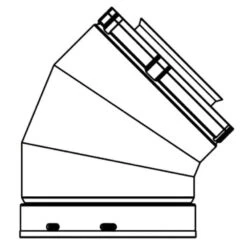 Majestic SLP45 45-Degree Elbow