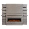 Modern Flames Spectrum 60-Inch Linear Electric Fireplace With Allwood Wall System