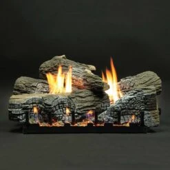 Empire White Mountain Hearth LSxxWRRV-Kit Stacked Wildwood Vented Refractory Complete Fireplace Log Set