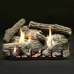 Empire White Mountain Hearth LSxxWRSV-Kit Super Stacked Wildwood Vented Refractory Complete Fireplace Log Set