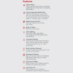 Dimplex SWM4220 Winslow Wall Mount/Tabletop Linear Electric Fireplace, 42-Inch -Natural Gas Fire Place Store swm3520 e 11 21 1