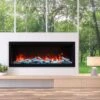Amantii Symmetry Extra Tall Indoor/Outdoor Built-In Smart Electric Fireplace