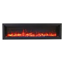 Amantii Symmetry Bespoke 60-Inch Indoor/Outdoor Built-In Smart Electric Fireplace 11 Amantii Symmetry Bespoke 60-Inch Indoor/Outdoor Built-In Smart Electric Fireplace -Natural Gas Fire Place Store sym bespoke sable orange flame a 10 20 1