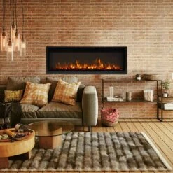 Amantii Symmetry Extra Slim Built-In Smart Electric Fireplace -Natural Gas Fire Place Store sym slim 60 a 09 21