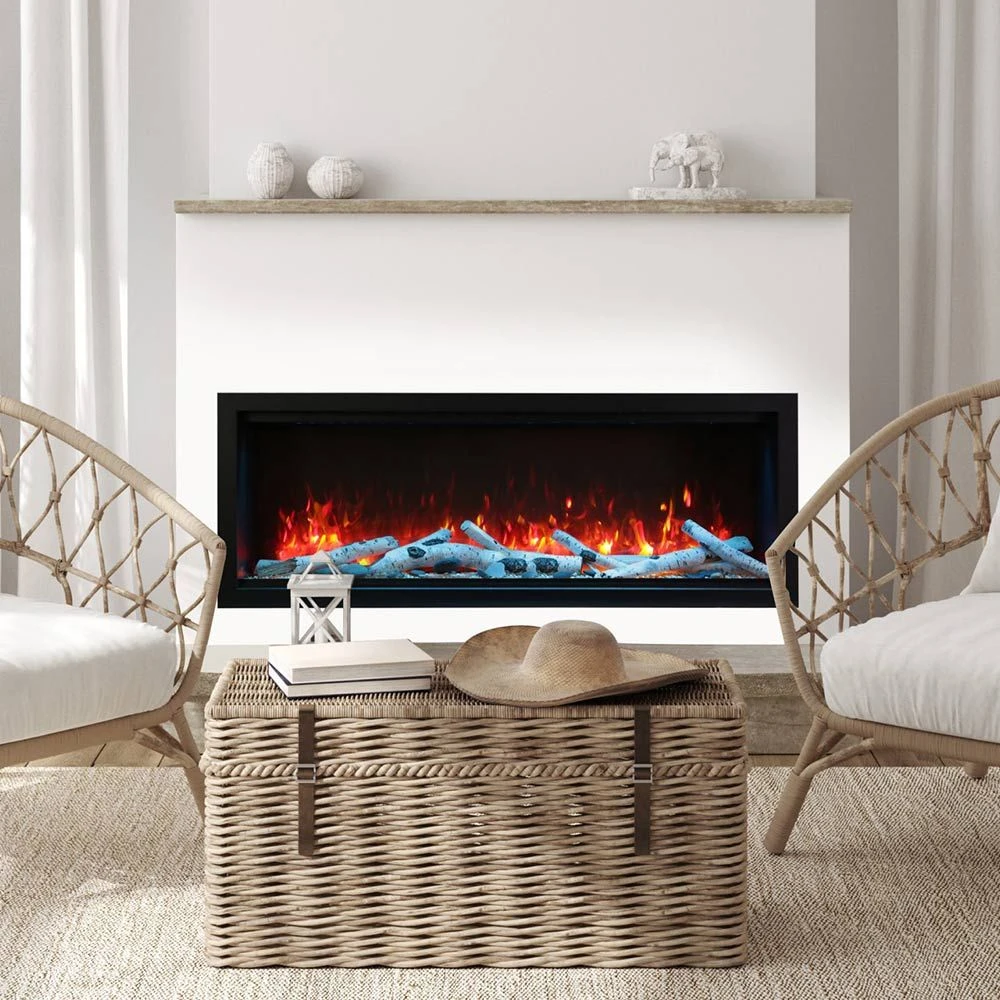 Amantii Symmetry Bespoke Extra Tall 74-Inch Indoor/Outdoor Built-In Smart Electric Fireplace 2 Amantii Symmetry Bespoke Extra Tall 74-Inch Indoor/Outdoor Built-In Smart Electric Fireplace - Image 2
